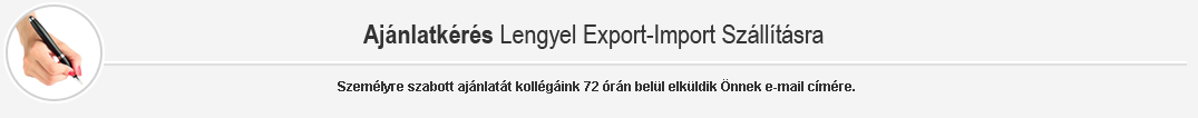 Lengyel Export-Import Ajánlatkérés
